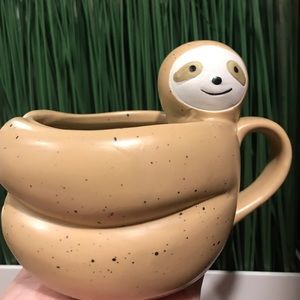 sloth coffee cup (urban outfitters)